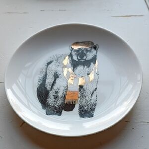 Bear Design Decorative Plate (Threshold)